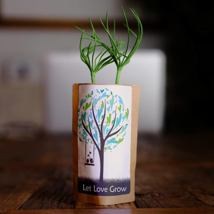 Let Love Grow Tree Pouch