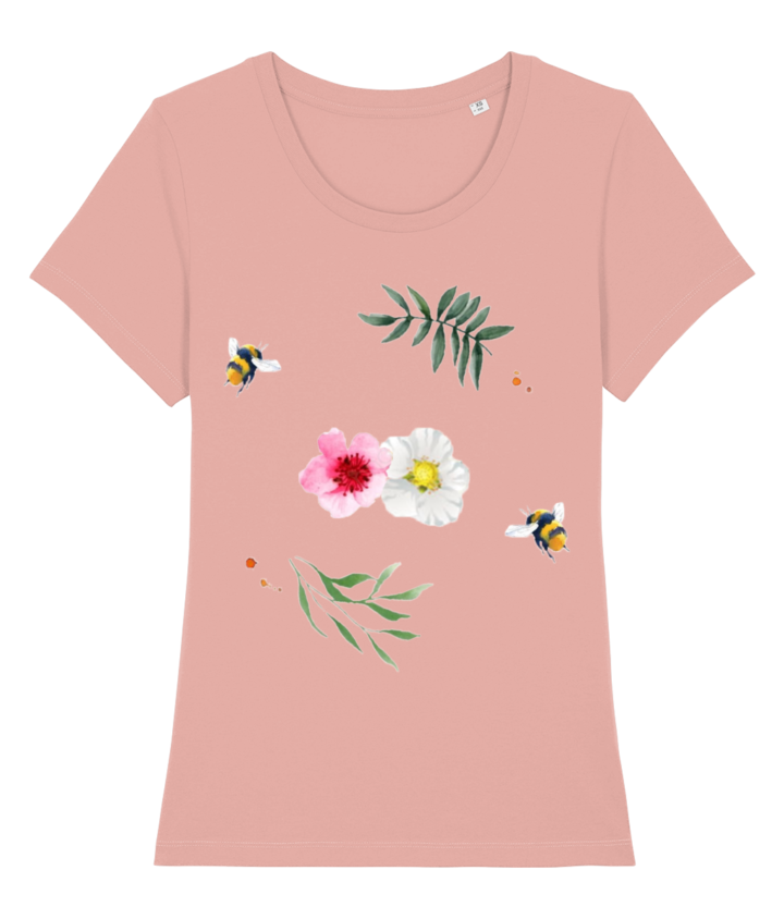 Willow Branches and Wildflowers Women's Organic T-Shirt 2