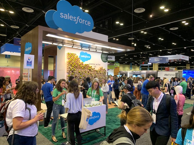 Salesforce booth 2019